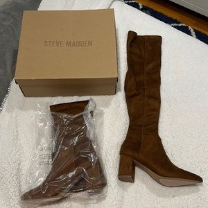 Steve Madden Shaya Cognac over the knee Boot